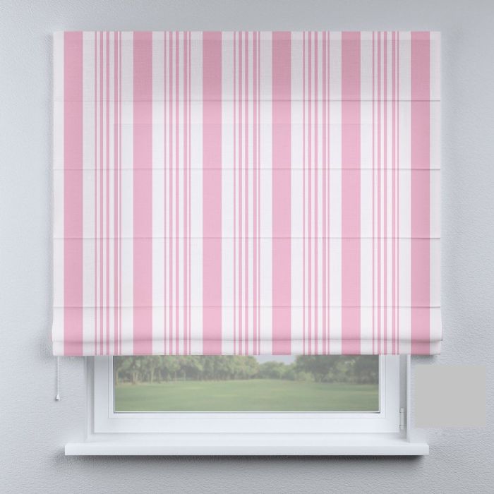 Римська штора з фотодруком рожеві полоси