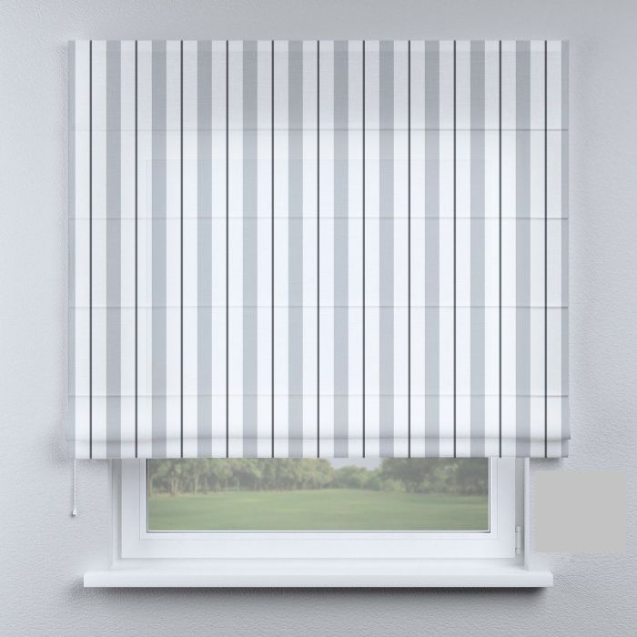 Римська штора з фотодруком смужки сірі