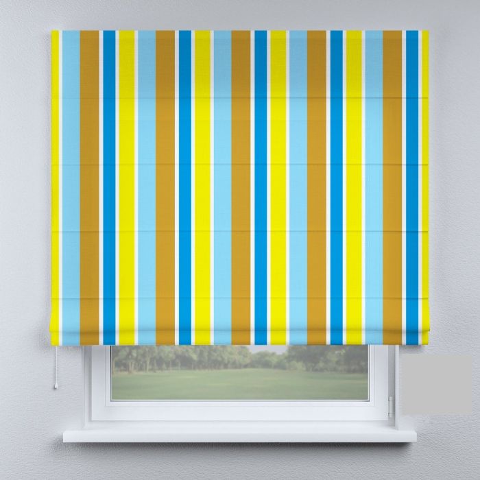 Римська штора з фотодруком різнокольорові з лініями