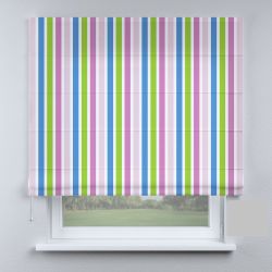 Римська штора з фотодруком смужки маленькі різнокольорові