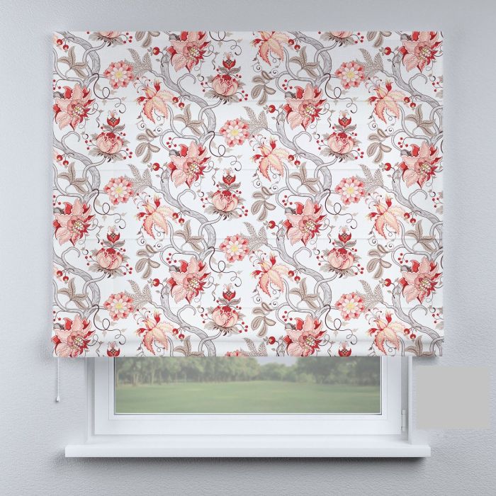 Римська штора з ланцюжковим карнизом різнокольоровий прованс