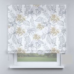 Римська штора з фотодруком сірий лист прованс