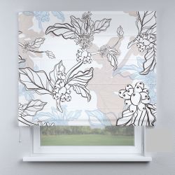 Римська штора з фотодруком прованс на білому