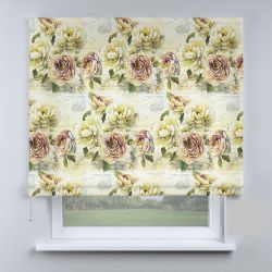 Римська штора з фотодруком прованс з великими квітами