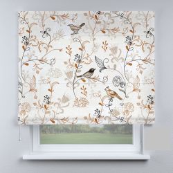 Римська штора з ланцюжковим карнизом птахи на гілках