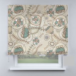 Римська штора DECOLIV абстракции бирюзовые