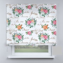 Римська штора з фотодруком ретро квітка