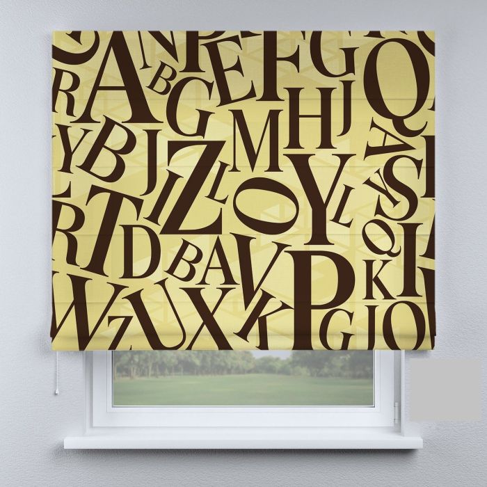 Римська штора DECOLIV буквы большие