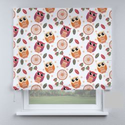 Римська штора з ланцюжковим карнизом сови