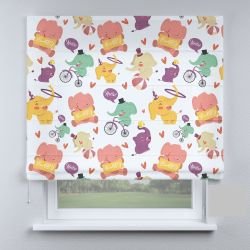 Римська штора з фотодруком слоники