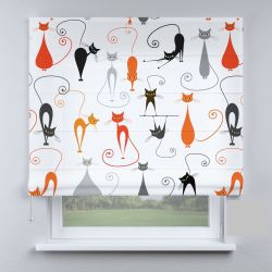 Римська штора з фотодруком котики дитячі