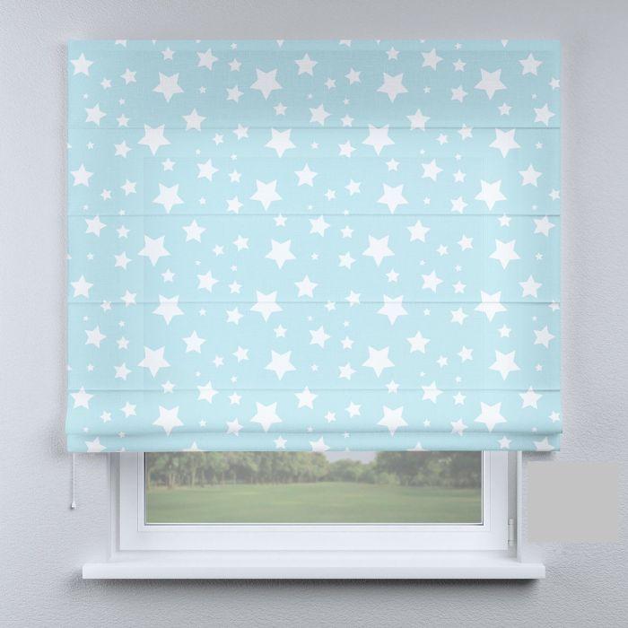 Римська штора DECOLIV звездочки белые