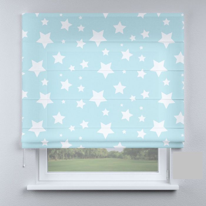 Римська штора DECOLIV звездочки белые большие