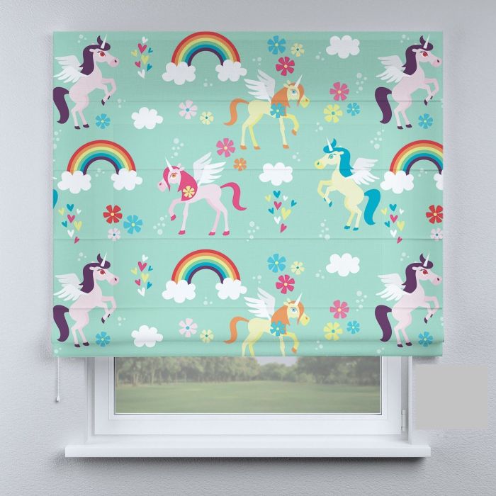 Римська штора DECOLIV единороги різнокольорові