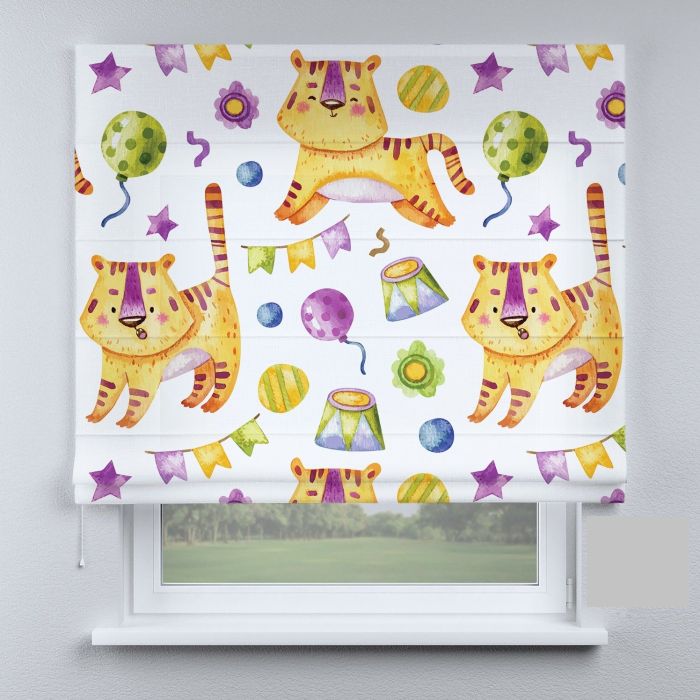 Римська штора з фотодруком тигрюля