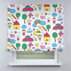 Римська штора з фотодруком сонечко