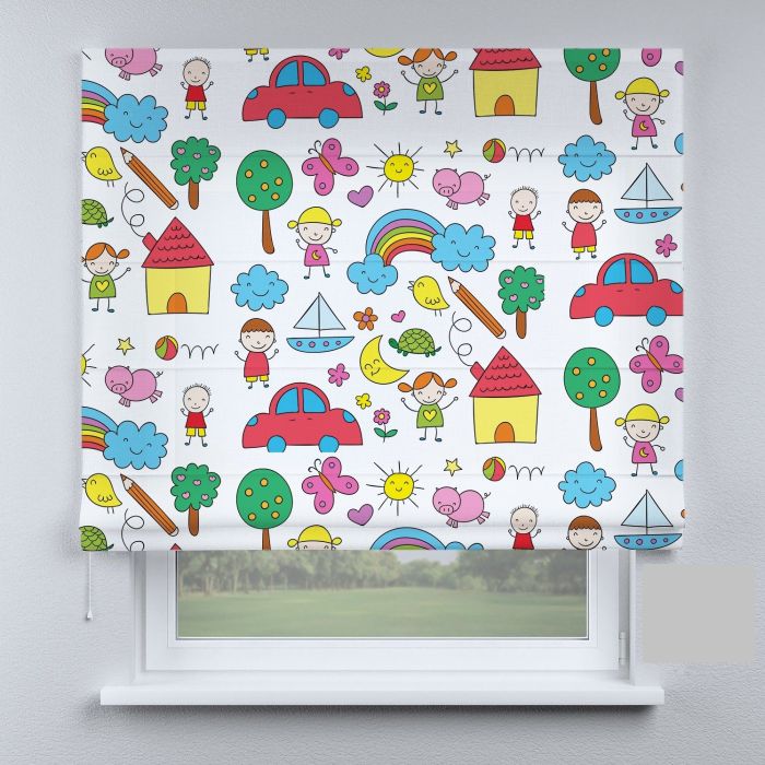 Римська штора з фотодруком сонечко