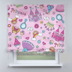 Римська штора з фотодруком замок принцеси