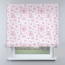 Римська штора DECOLIV ветки цветов розовые