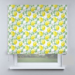 Римська штора з ланцюжковим карнизом гілка лімона