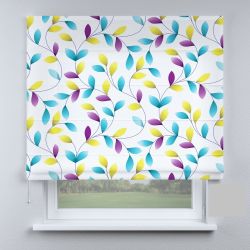 Римська штора DECOLIV листья вензеля різнокольорові