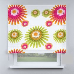 Римська штора DECOLIV герберы різнокольорові