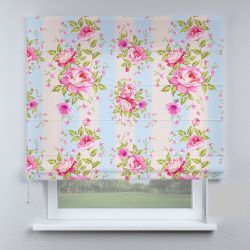 Римська штора з фотодруком прованс квіти рінокольорові