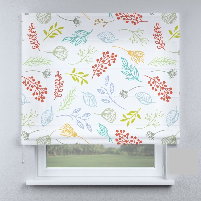 Римська штора з ланцюжковим карнизом прованс грони