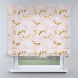 Римська штора з ланцюжковим карнизом прованс різнокольорові з гілками