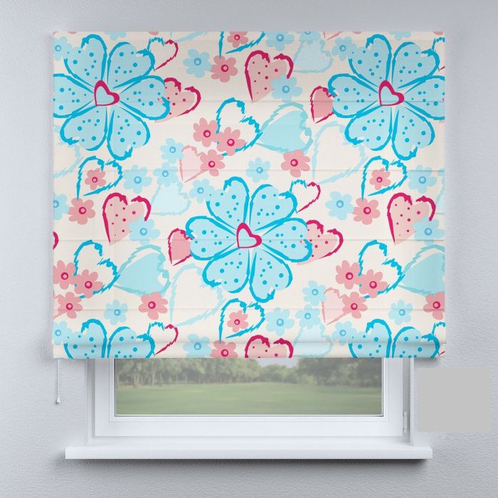 Римська штора DECOLIV большие кольори голубые