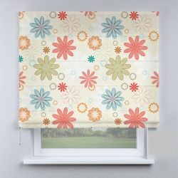 Римська штора DECOLIV різнокольорові цветочки