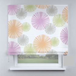 Римська штора DECOLIV різнокольорові одуванчики