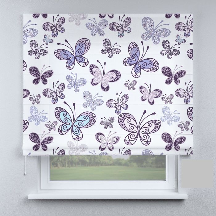 Римська штора з фотодруком великі прованс метелики