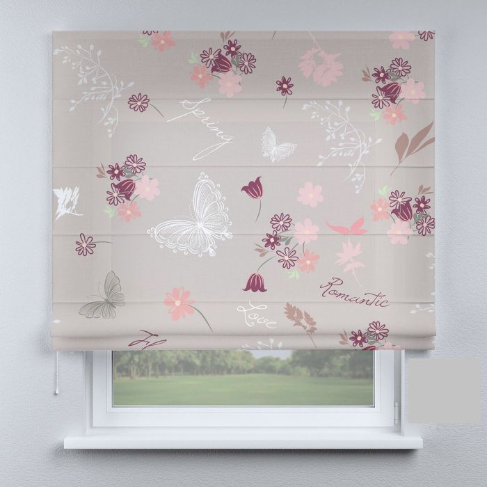 Римська штора з фотодруком метелики весняні