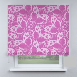Римська штора DECOLIV бабочки Аполлон розовые