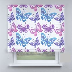 Римська штора з фотодруком метелики різні Аполлон великі