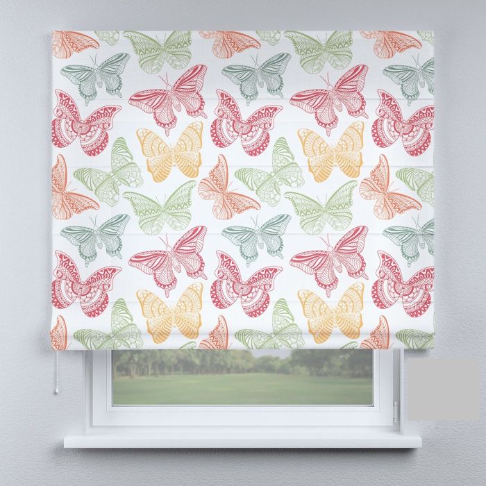 Римська штора з фотодруком метелики різні великі Аполлон