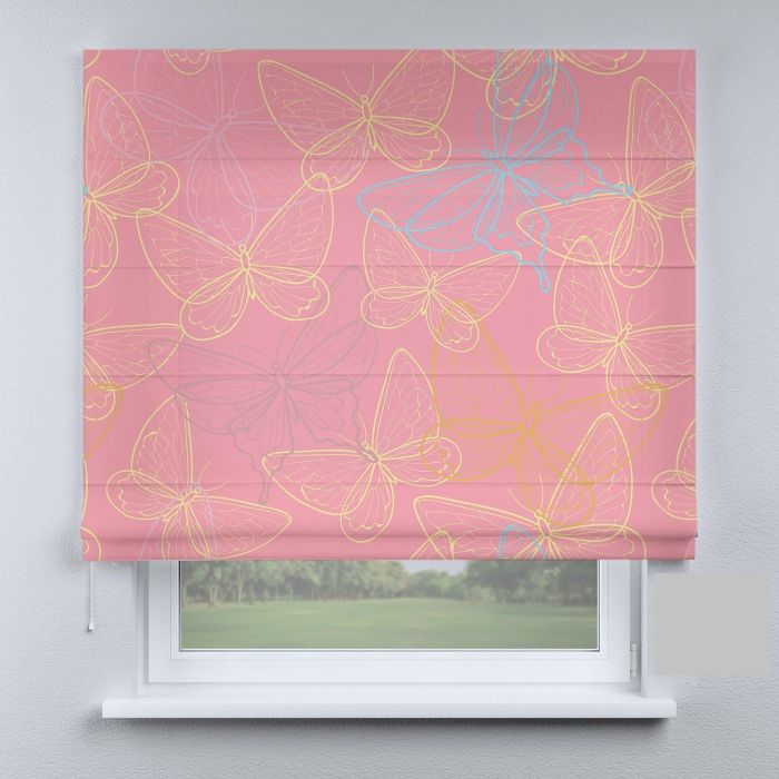 Римська штора з фотодруком метелики Аполлон різнокольорові великі