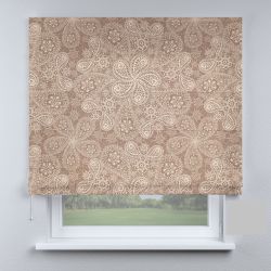 Римська штора з ланцюжковим карнизом французький кантрі коричневий