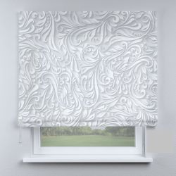 Римська штора з фотодруком французький кантрі етно сірий