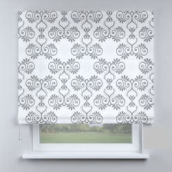 Римська штора з фотодруком французький кантрі сірий етно