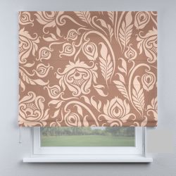Римська штора з фотодруком модерн коричневий