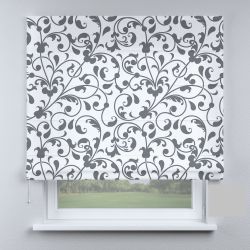 Римська штора з фотодруком модерн з вензелями