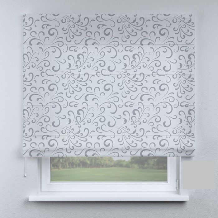 Римська штора з фотодруком модерн і вензеля