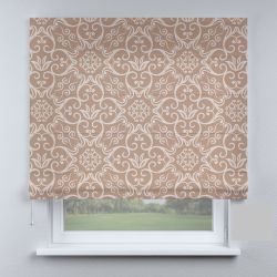 Римська штора з ланцюжковим карнизом коричневий модерн