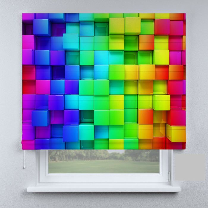 Римська штора DECOLIV кубики