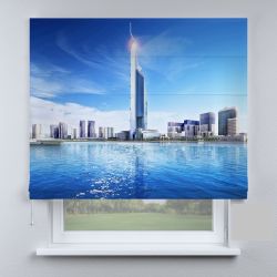 Римська штора DECOLIV небоскреб на берегу залива