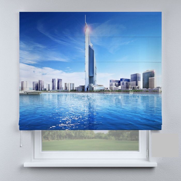 Римська штора DECOLIV небоскреб на берегу залива