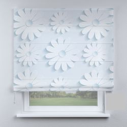 Римська штора з фотодруком ромашки великі