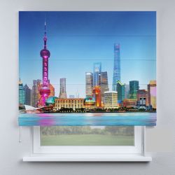 Римська штора DECOLIV архитектура ночная